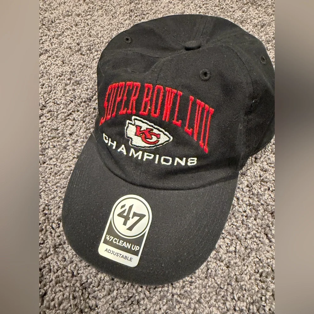 NEW ’47 Brand Kansas City Chiefs Super Bowl LIV Champions Hat – Adjustable OSFA